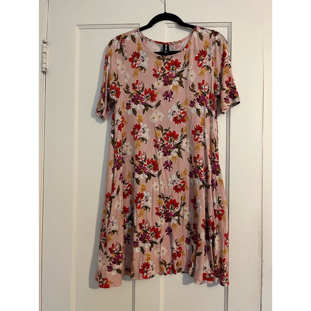 Agnes & Dora swing tunic pink floral